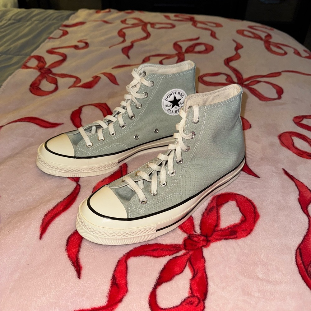 Converse High-Top Sneakers in Mint Green